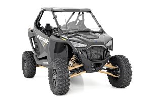 Polaris RZR Turbo R Sport Full Windshield - Rough Country - Scratch Resistant - '22-'23